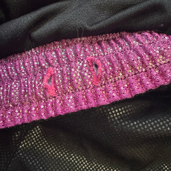 VICTORIA'S SECRET PINK Campus Shorts BLACK & PURPLE - Picture 5 of 7